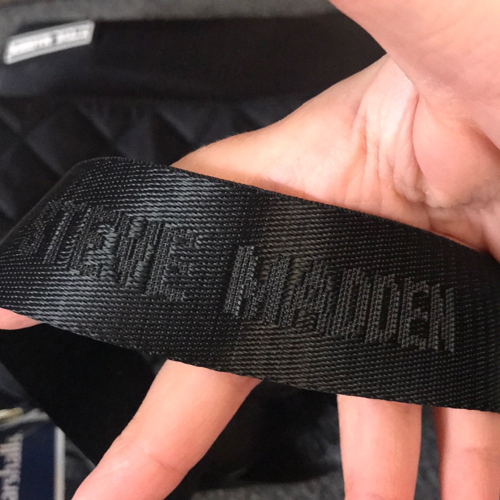 STEVE MADDEN BJODIE BLACK NYLON CROSSBODY CLUTCH - Picture 9 of 9